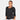 Women's Cross Over 3/4 Length V-Neck Top - Black