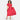 Ladies' Free Flowing Odette Dress with Puff Sleeves - Ruby
