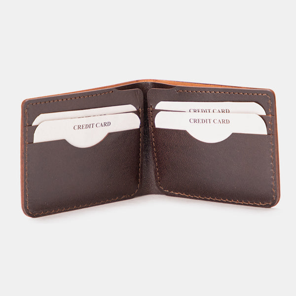 Leather Card Wallet Bold