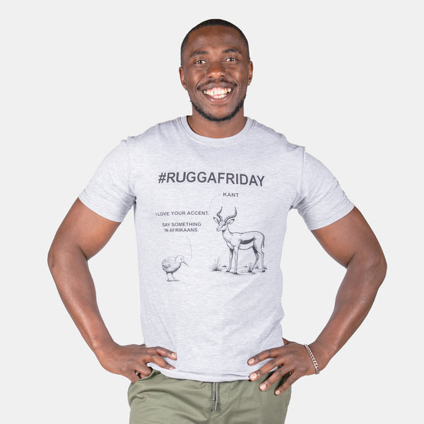 Men's Ruggafriday T-Shirt - Grey – Big Blue