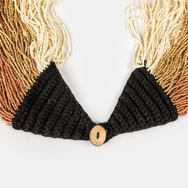 Beaded Layer Necklace - GOLD