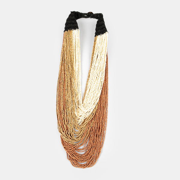 Beaded Layer Necklace - GOLD