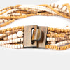 Wood String Necklace - BROWN