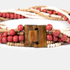 Wood String Necklace - RUBY