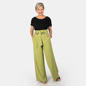 Wide Leg Linen Pants