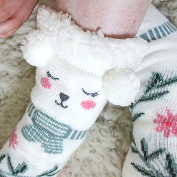 Polar Bear Slipper Socks
