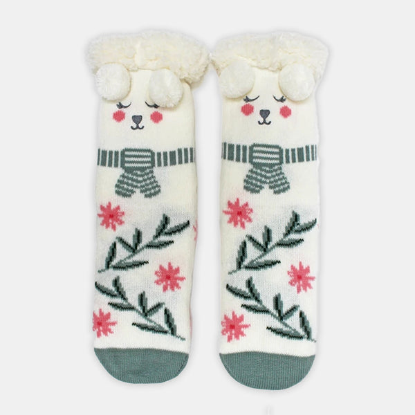 Polar Bear Slipper Socks