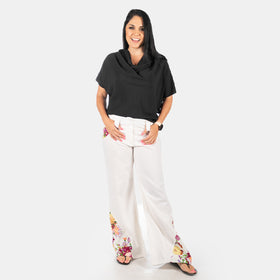 Floral Insert Pants