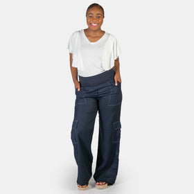 Linen Cargo Pants