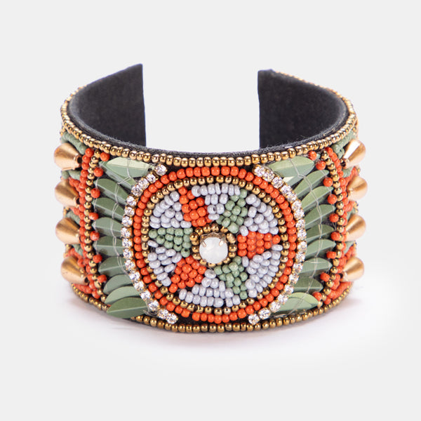 Indie Beads Bracelet - ORANGE