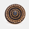 Indie Beads Circle Ring - BLACK