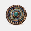 Indie Beads Circle Ring - NAVY