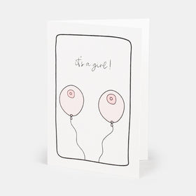 Its A Girl Card