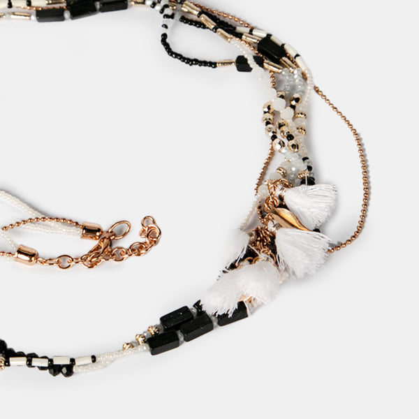 BoHo Necklace - BLACK