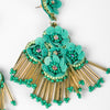 Pipe Earrings - TEAL