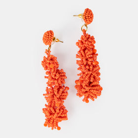 Drop Earrings - ORANGE