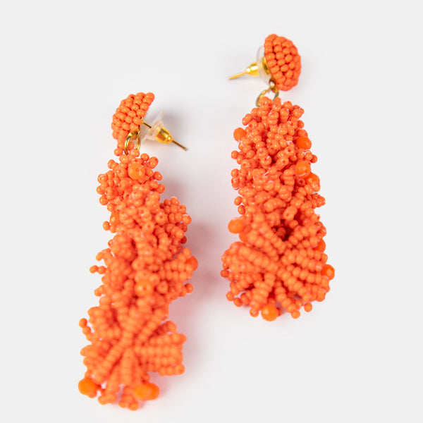 Drop Earrings - ORANGE