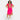 Ladies' Slim Fit Kaftan - Pink