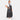 Ladies Liquorice Dungaree Dres Black