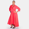 Monroe Dress 3/4 - RED