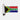 SA Flag Beaded Pin