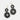 Audrey Double Drop Earrings