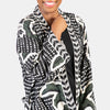 Border Print Kimono