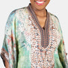 Silk Magnolia Kaftan