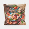 Embroidered Cushion - Vintage Brown