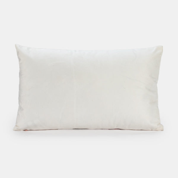 Embroidered Cushion - Posey White