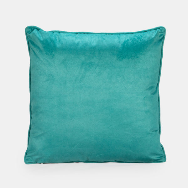 Embroidered Cushion - Liberty Green
