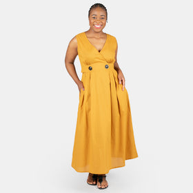 Big Button Dress