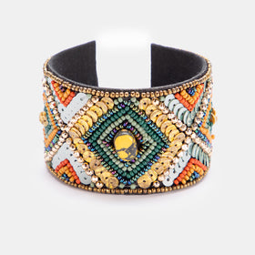 Indie Beads Bracelet - MUSTARD